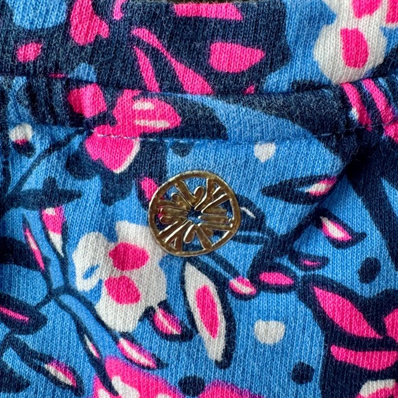Lilly Pulitzer Girls Mini Emmaline Pullover L 8-10 Blue Birds Eye View Preppy - Picture 8 of 11